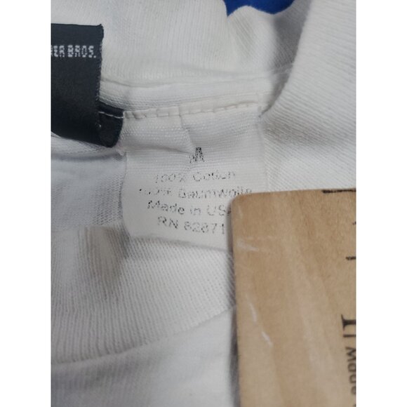 Vintage 90s Warner Bros T-Shirt Men's Size Medium  "Tasmanian She-Devil" - Picture 4 of 12